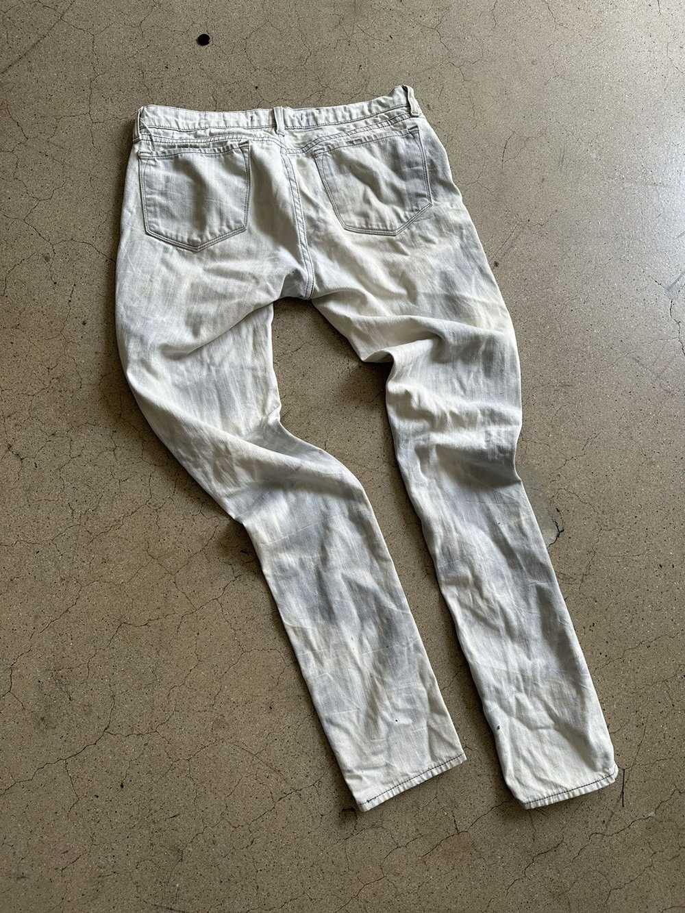 J Brand Thrashed White / Grey Denim J Brand Jeans - image 5
