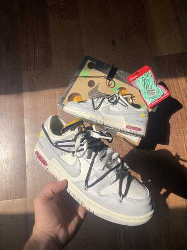 Nike × Off-White Off White Nike Dunk Low lot 4 pan