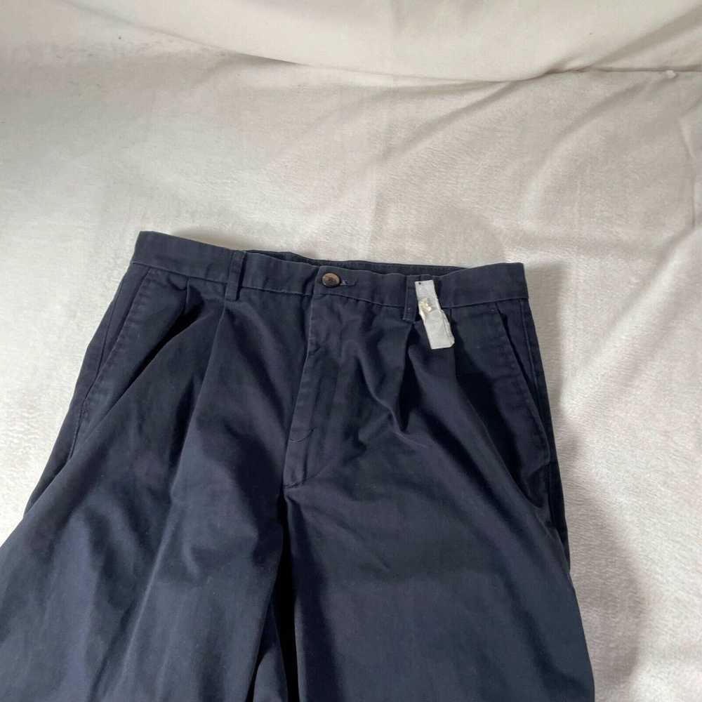Vintage St Johns Bay Pants Mens 34 Black Khaki Sl… - image 3