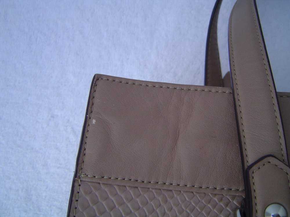 AUTHENTIC COACH TAN PYTHON EMBOSSED LEATHER CHARL… - image 12