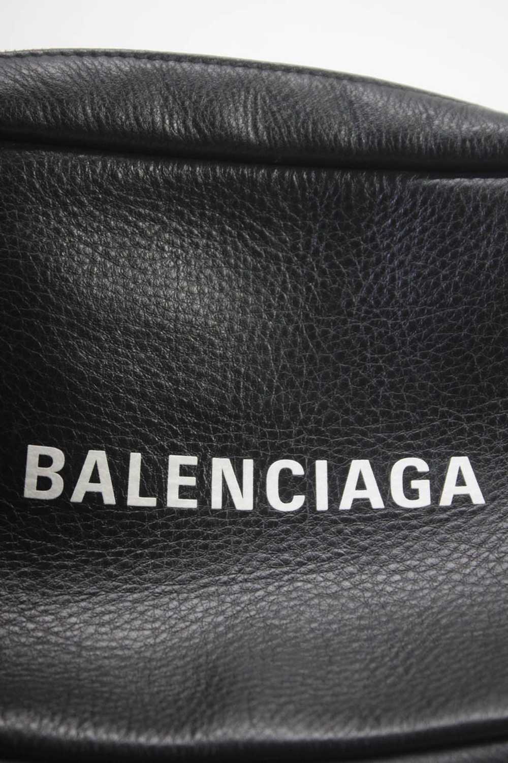 Balenciaga Women's  Zip Closure Ville Logo Leathe… - image 9