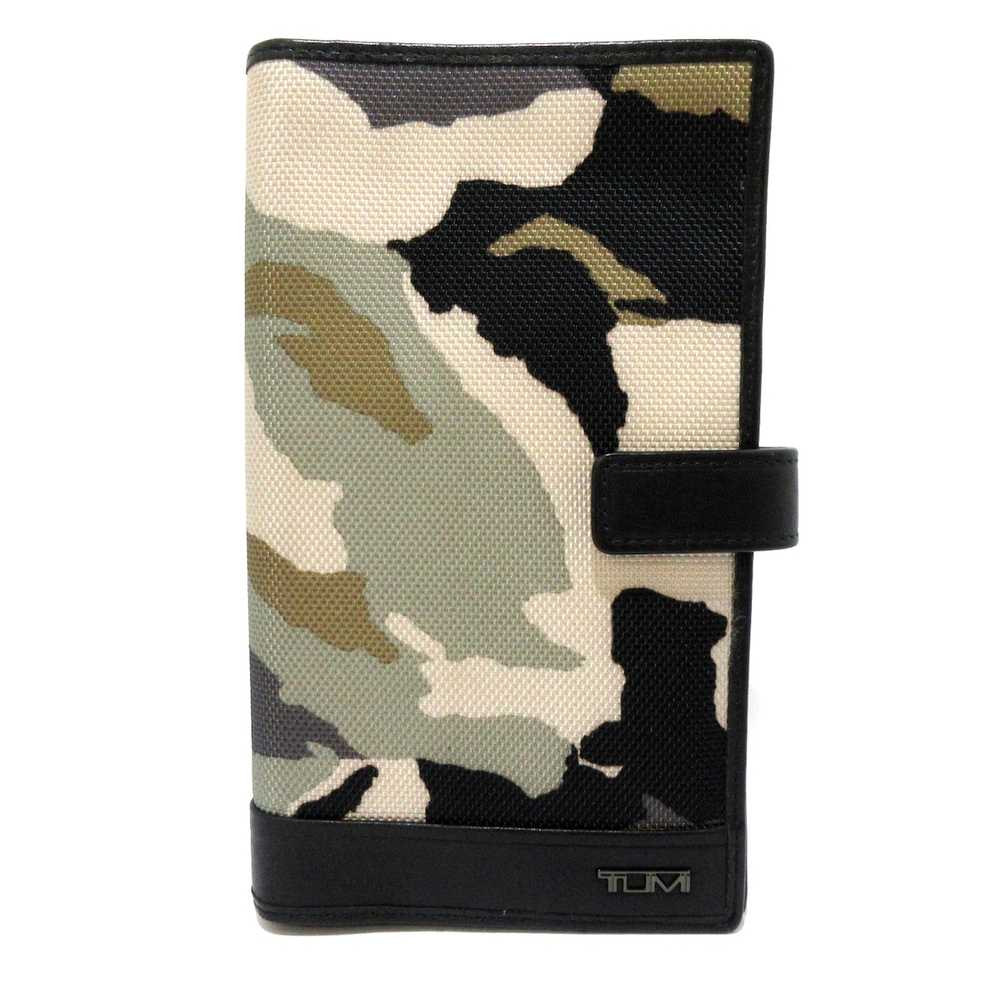 Tumi Long Wallet Camouflage Pattern/Bifold Black … - image 1