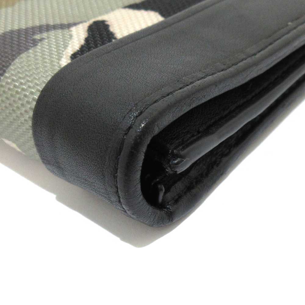 Tumi Long Wallet Camouflage Pattern/Bifold Black … - image 8