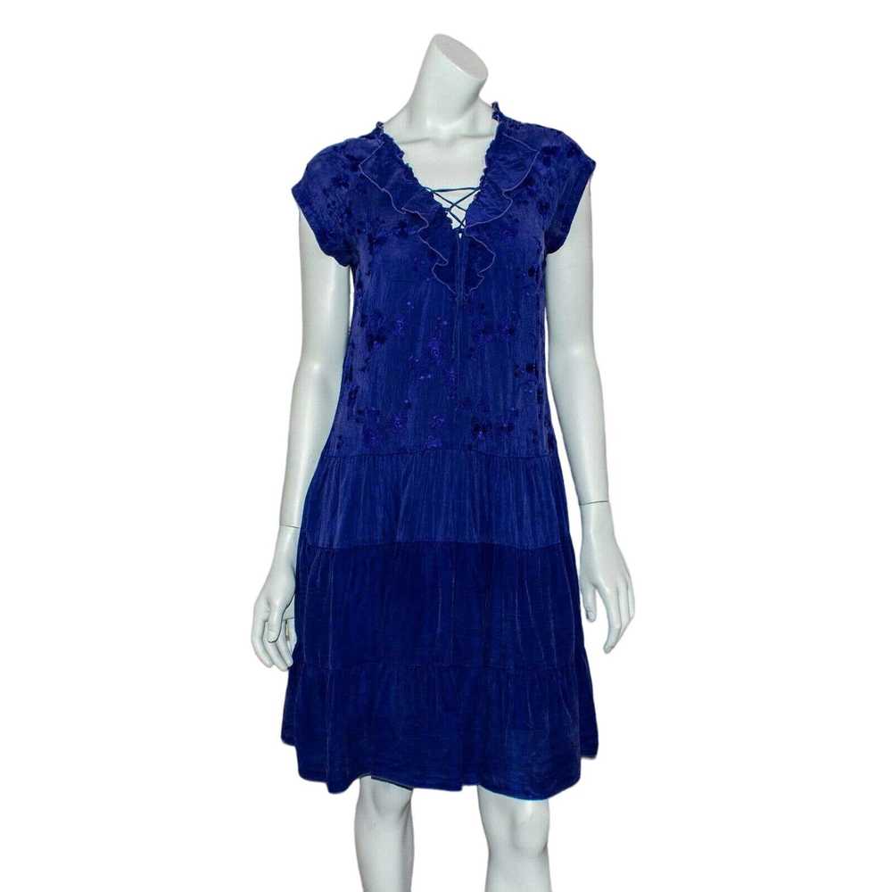 Johnny Was Johnny Was Women's Ruffle Lace-up Dres… - image 2