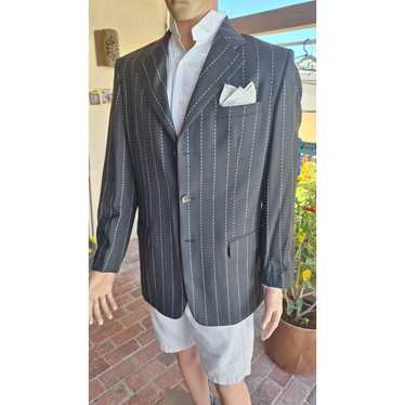 Genuine 100% Wool Versace Men's 2pc Suit - Black/… - image 1