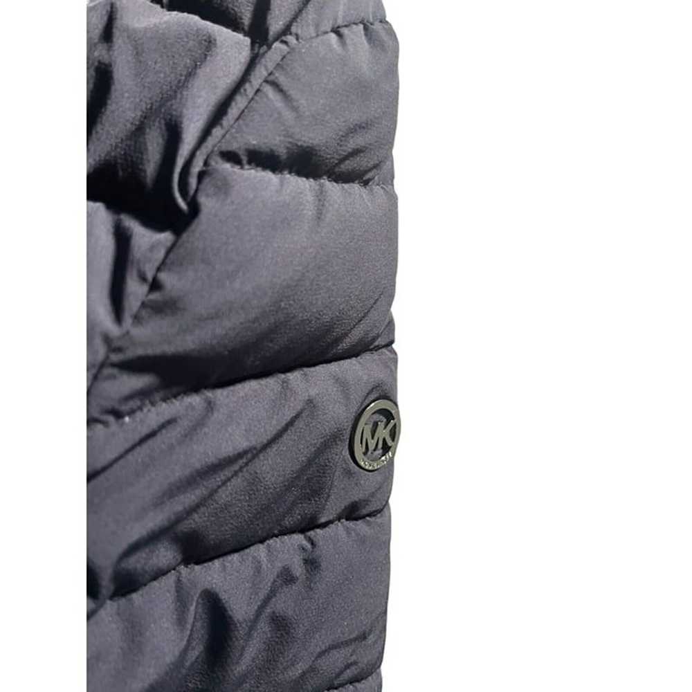 Michael Kors Puffer Jacket Women XS Black Long Sl… - image 6