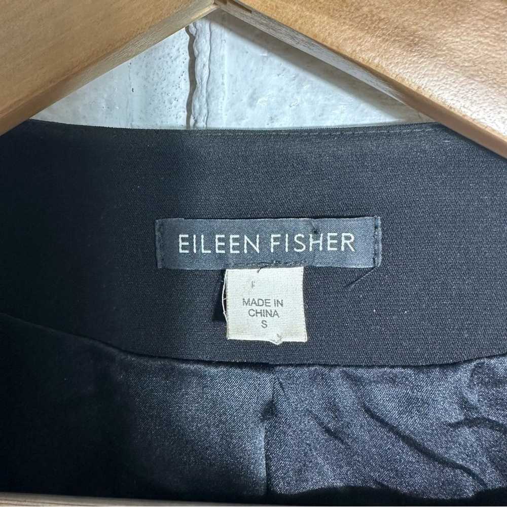 Eileen Fisher Black Blazer SAMPLE Size Small - image 4