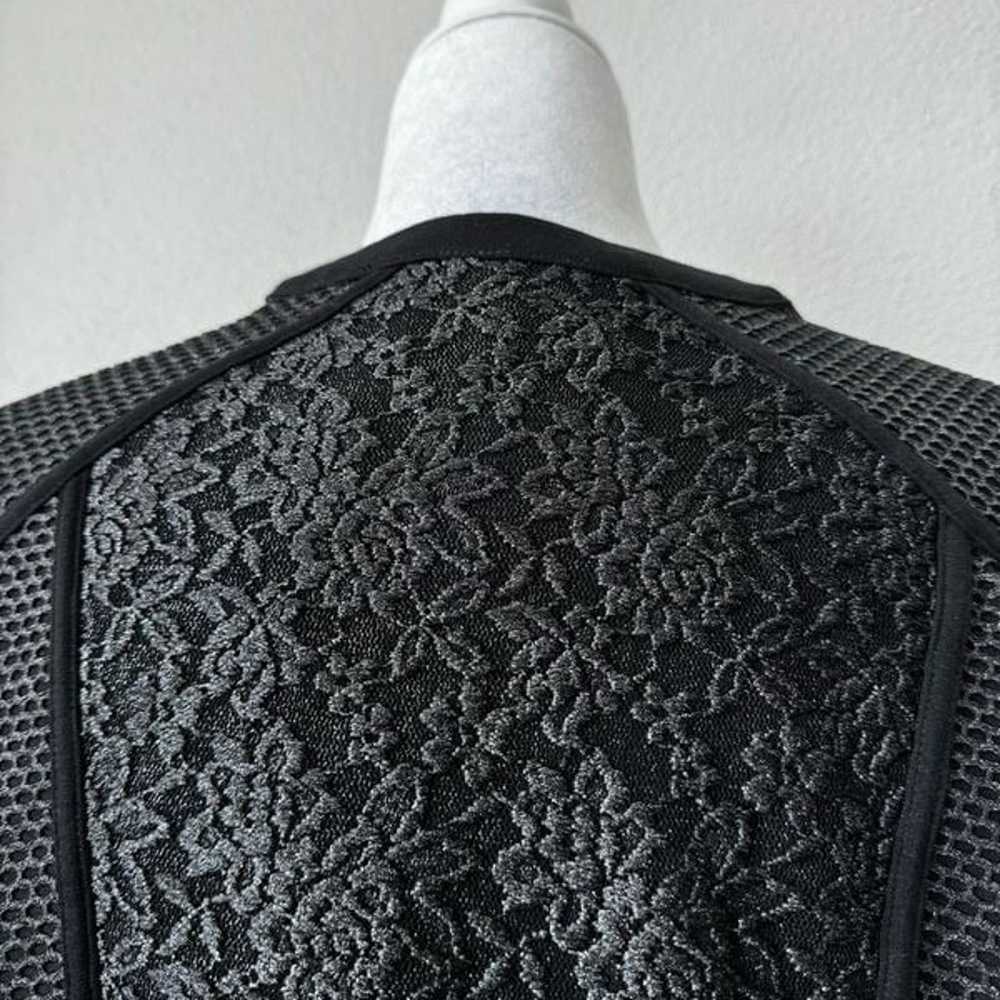 Cache Y2K Lace Floral Print Peplum Jacket Abstrac… - image 9