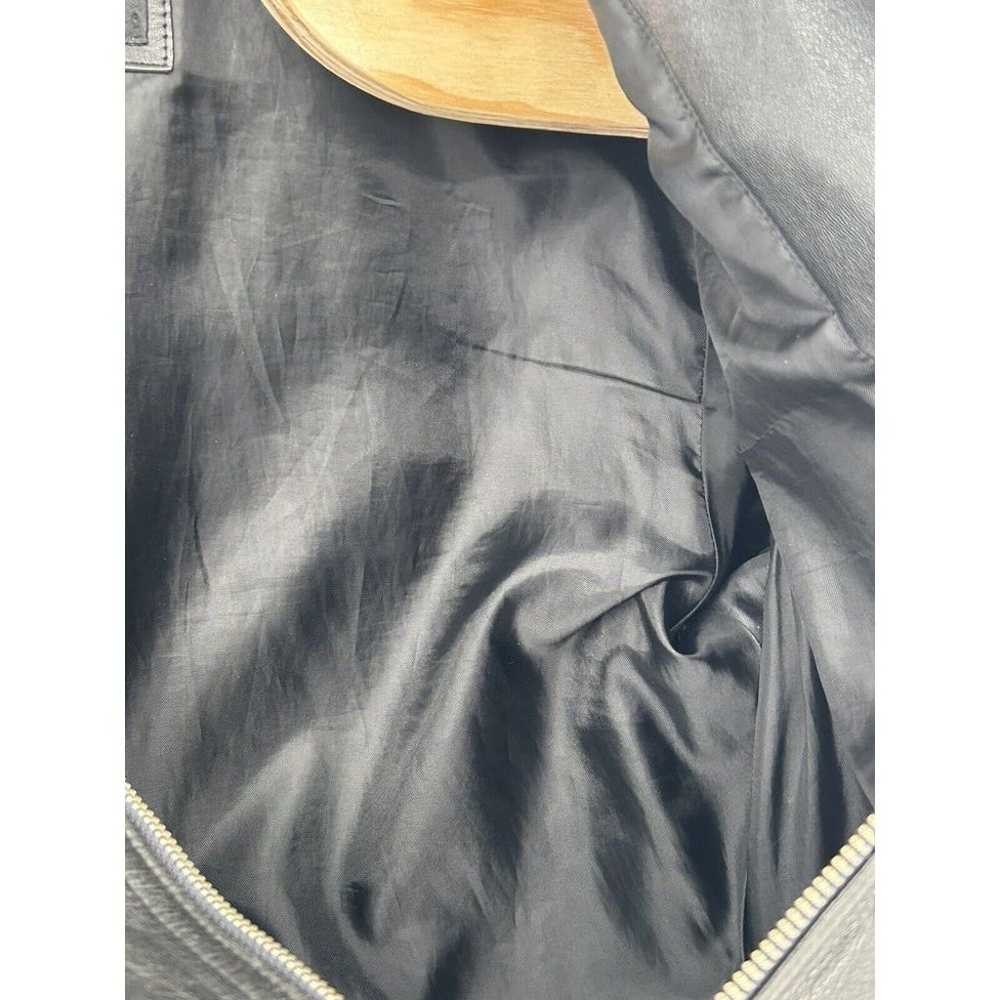 Wilsons Leather MAXIMA Zip Front 100% Leather Bik… - image 6