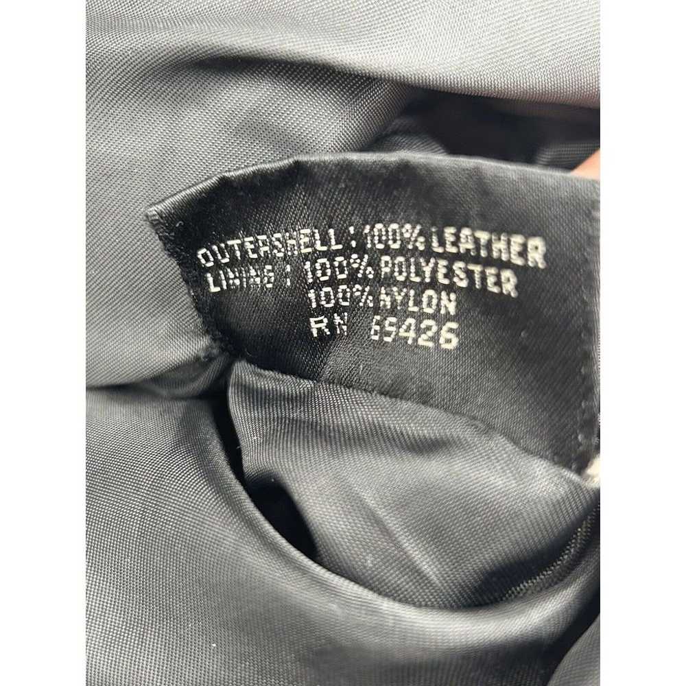 Wilsons Leather MAXIMA Zip Front 100% Leather Bik… - image 7