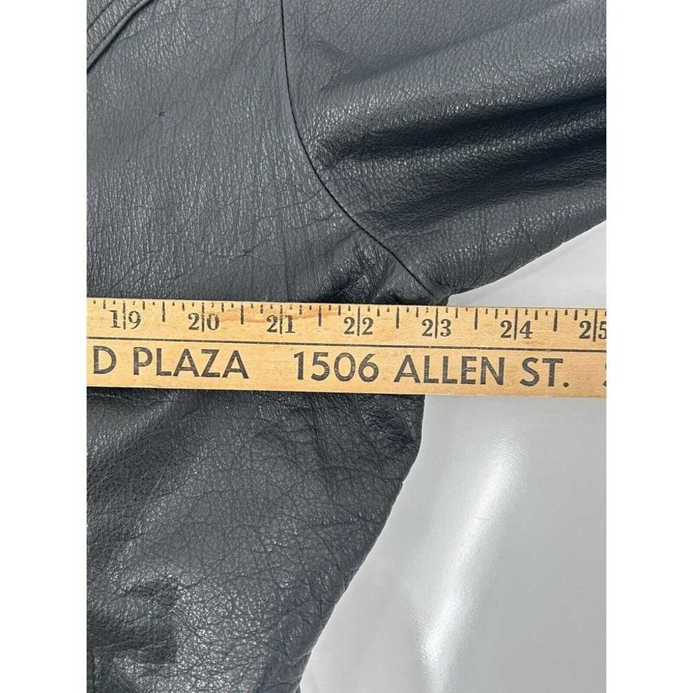 Wilsons Leather MAXIMA Zip Front 100% Leather Bik… - image 8