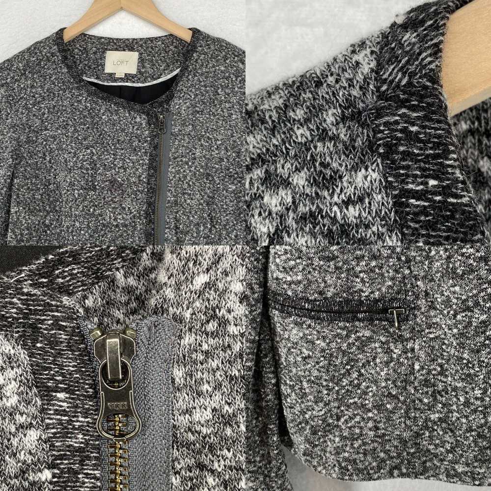 Loft ANN TAYLOR LOFT Sweater 14 Knit Jacket Asymm… - image 4