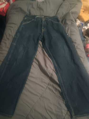 Nautica Dark baggy 90s carpenter jeans - image 1