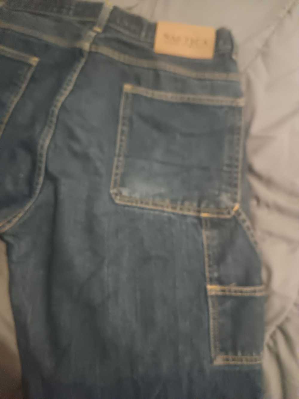 Nautica Dark baggy 90s carpenter jeans - image 7