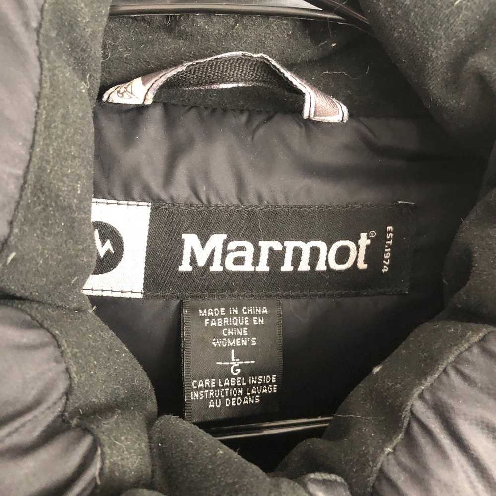 Marmot black puffer coat - image 3
