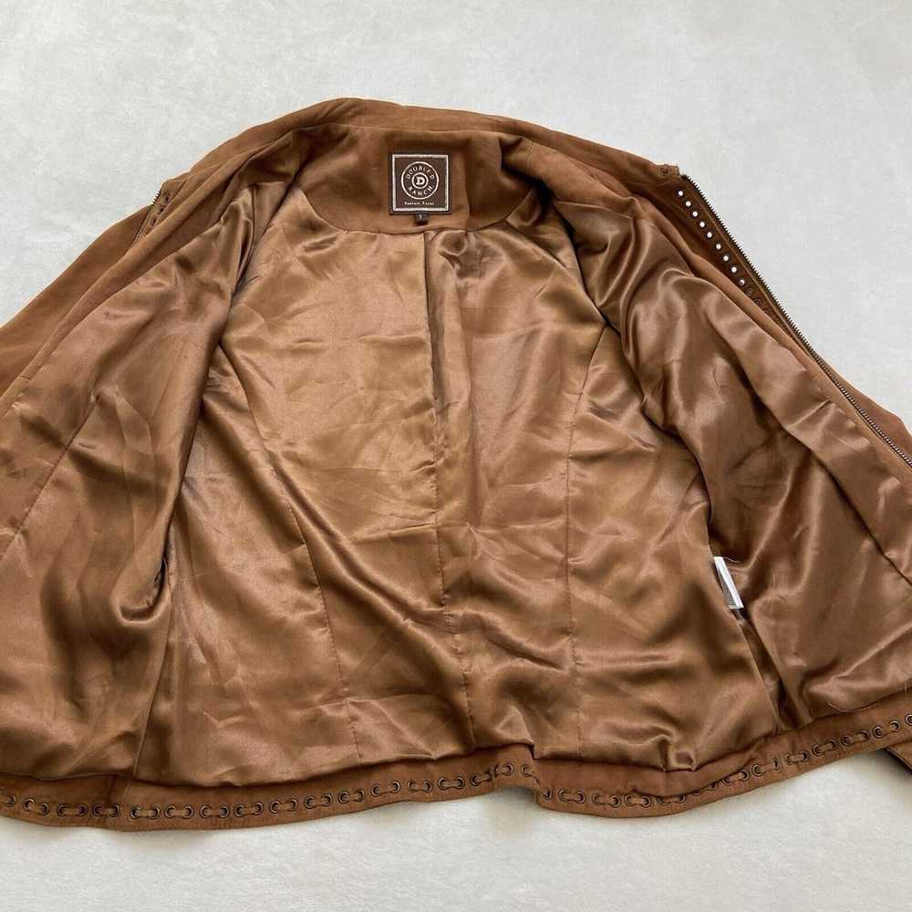 Double D Ranch Suede Leather Jacket Full Zip Size… - image 6