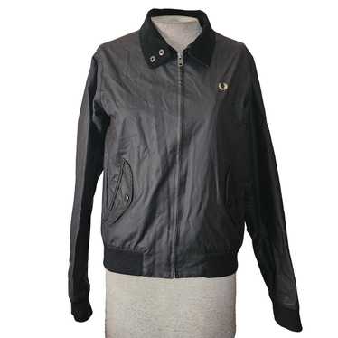 Fred Perry Black Embroidered Bomber Black Size 8 - image 1