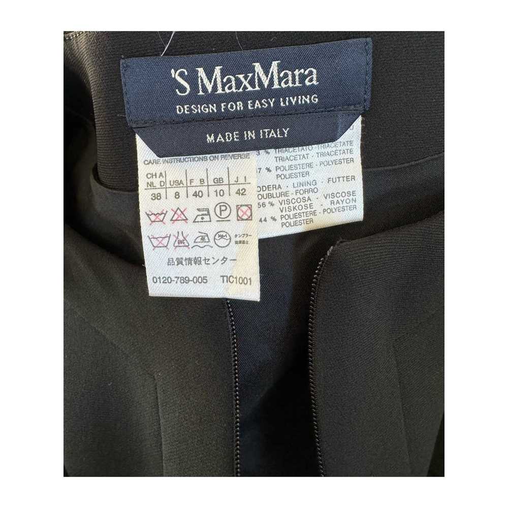 Max Mara Maxmara Made In Italy. Black Dress. Size… - image 3