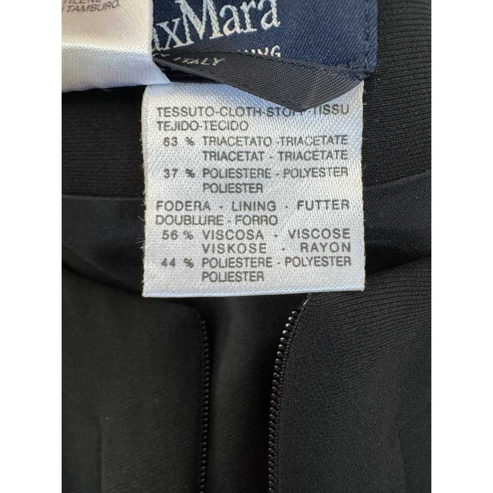 Max Mara Maxmara Made In Italy. Black Dress. Size… - image 4
