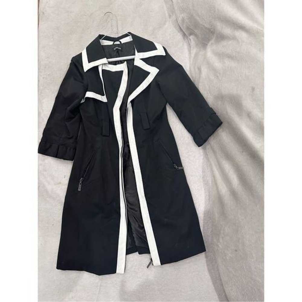 BEBE women’s coat size S black and white - image 1