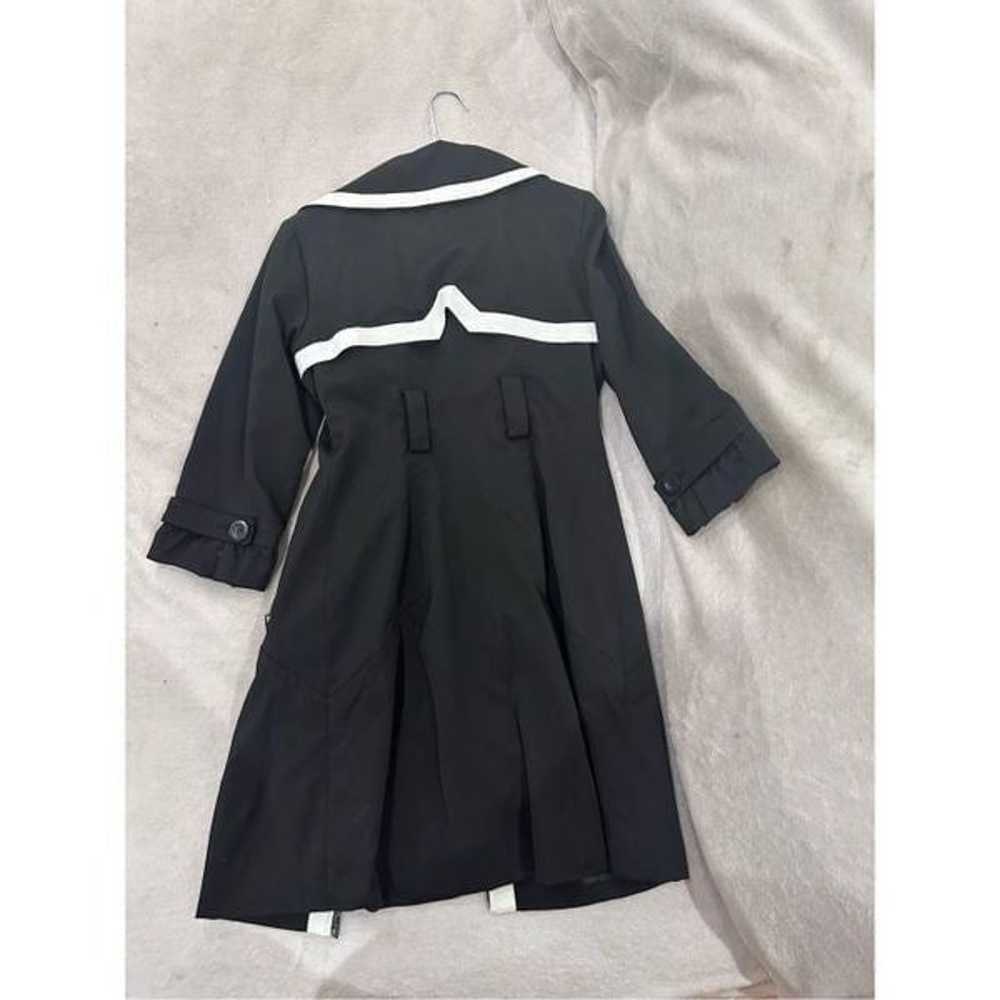 BEBE women’s coat size S black and white - image 5