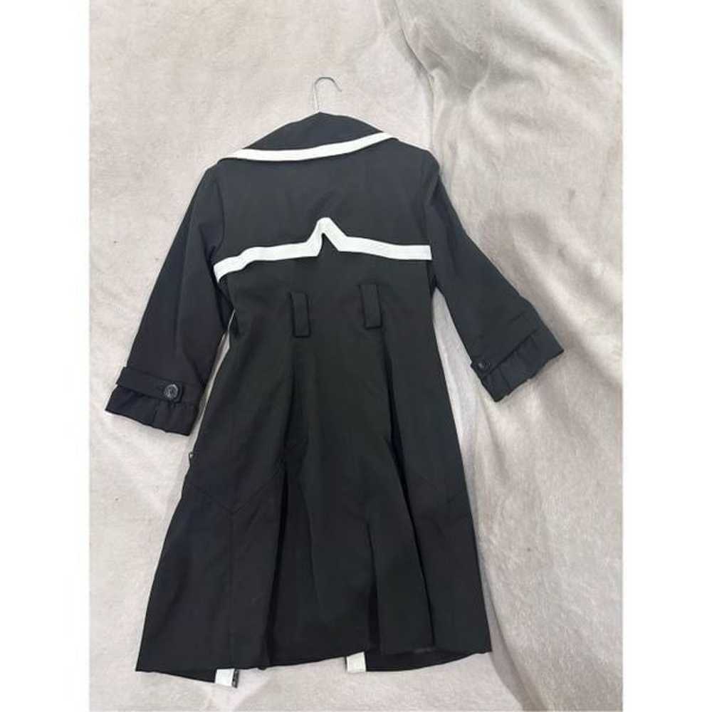 BEBE women’s coat size S black and white - image 6