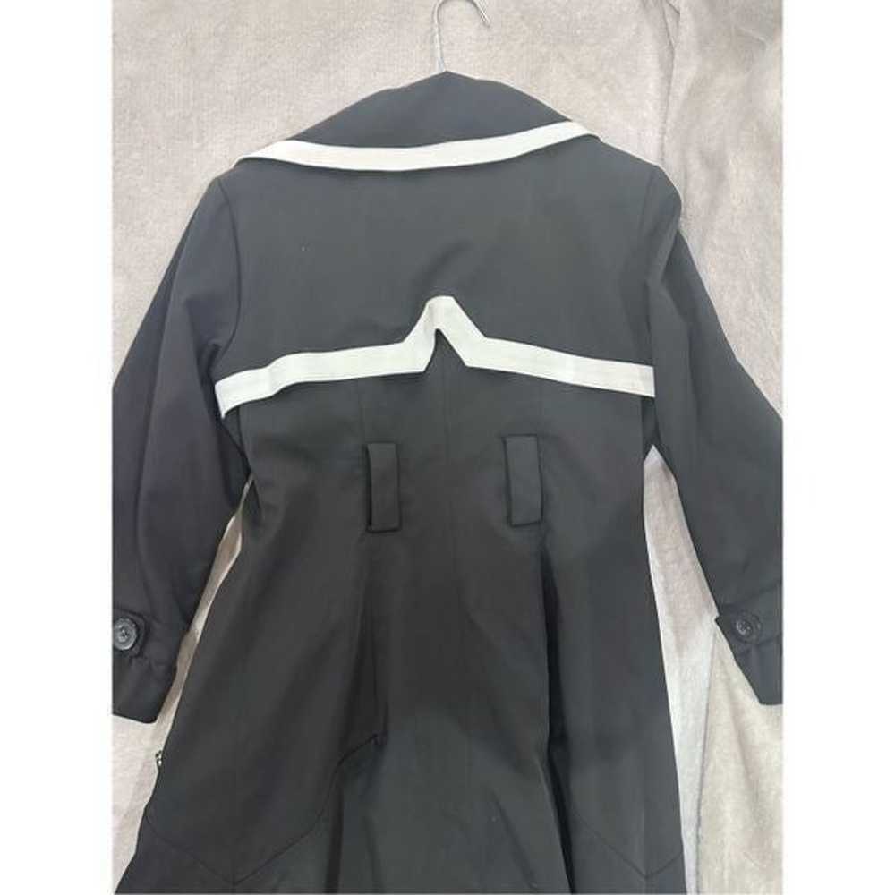 BEBE women’s coat size S black and white - image 7