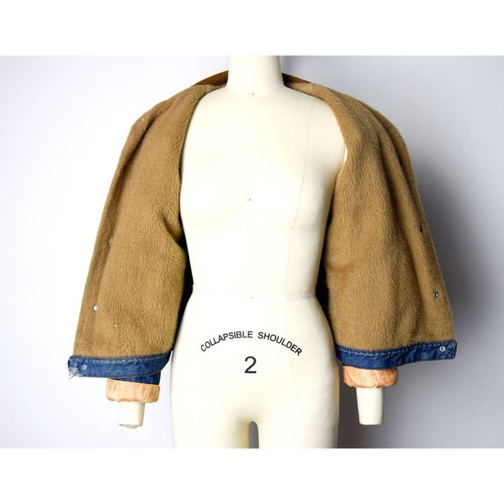 1970s Wrangler Denim Jacket Size Small 70s Faux F… - image 9