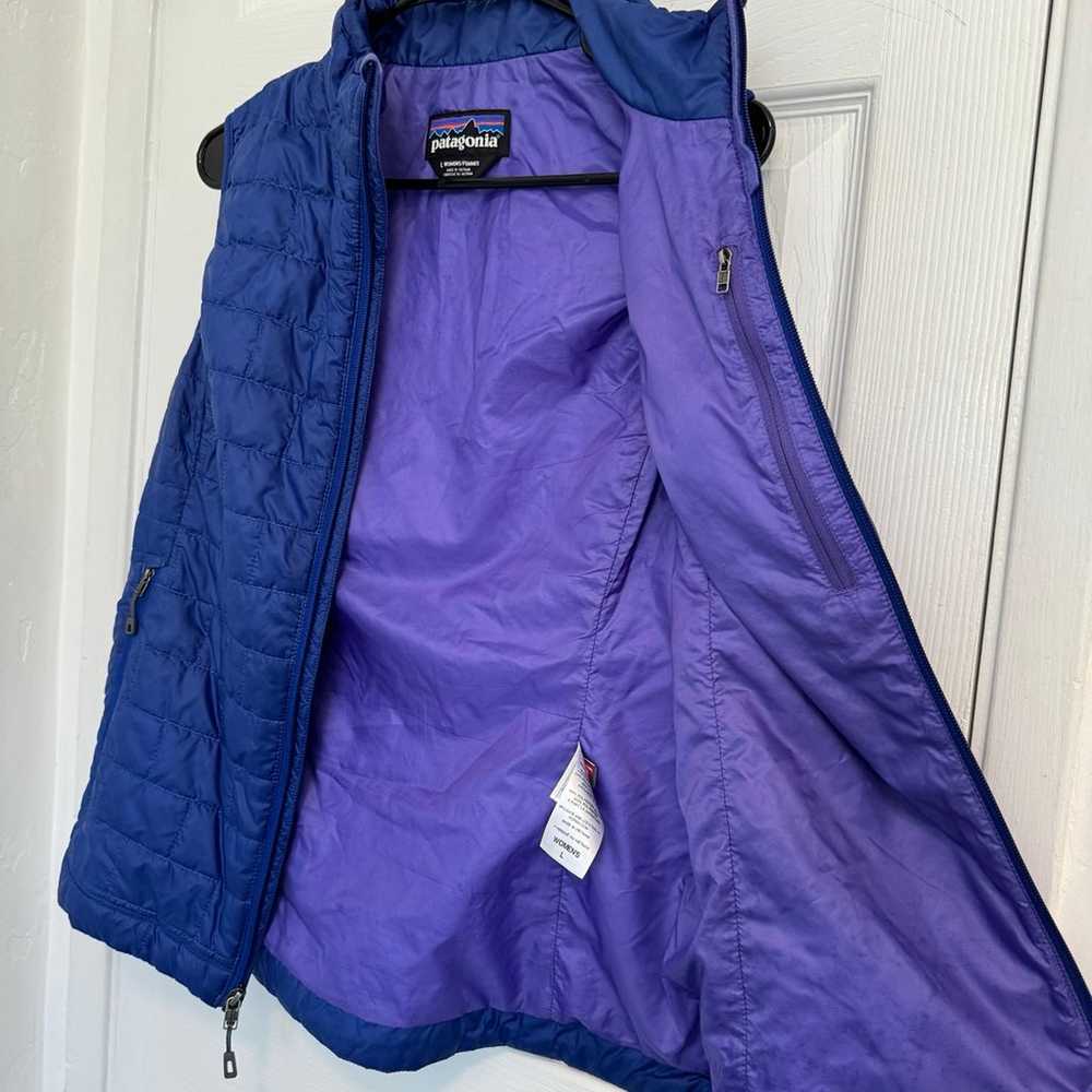 Patagonia Nano Puff Vest Jacket, women’s size L - image 6