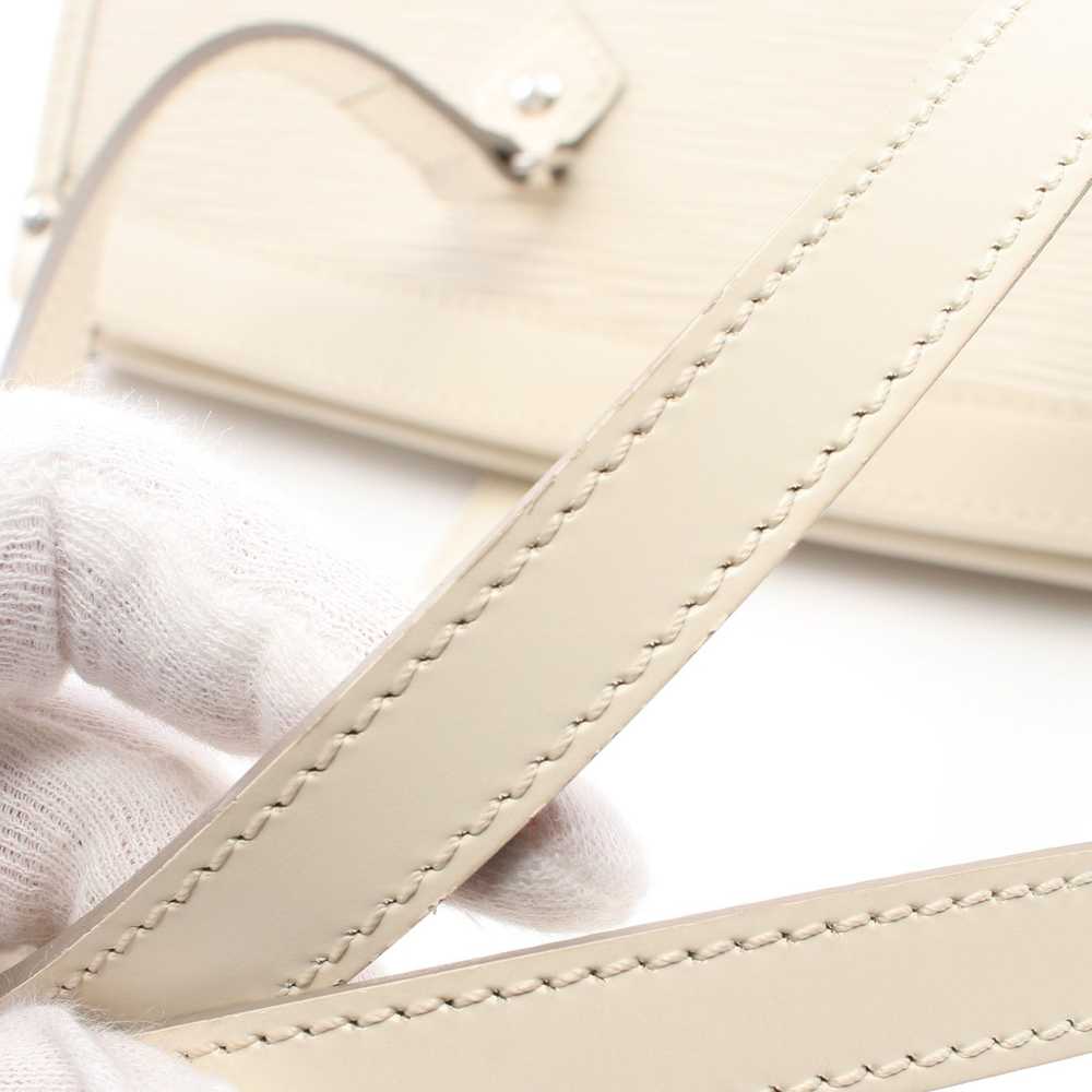 Louis Vuitton Madeleine PM Epi Yvoire Handbag Lea… - image 9