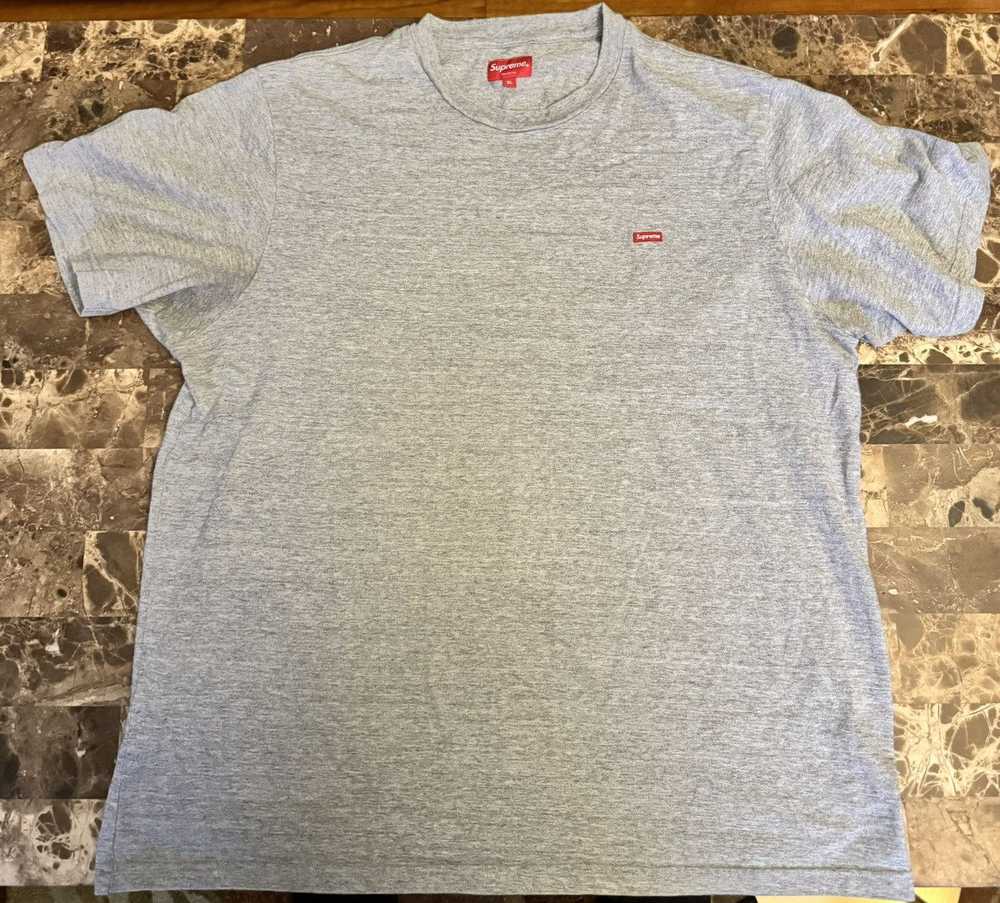 Supreme Supreme Small Box Logo Tee ‘Heather Grey’ - image 1