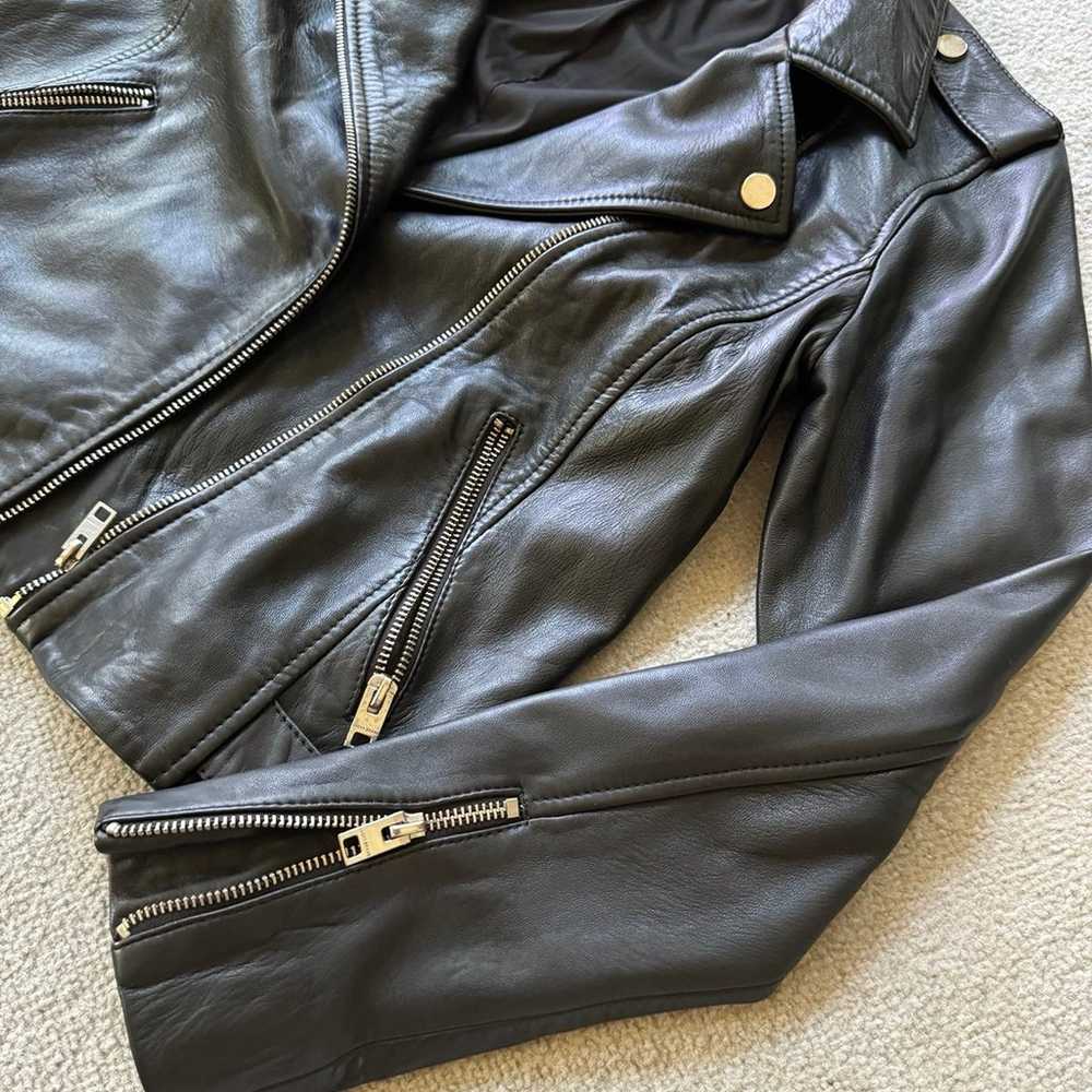 Lucky Brand Classic Leather Moto Jacket - image 3