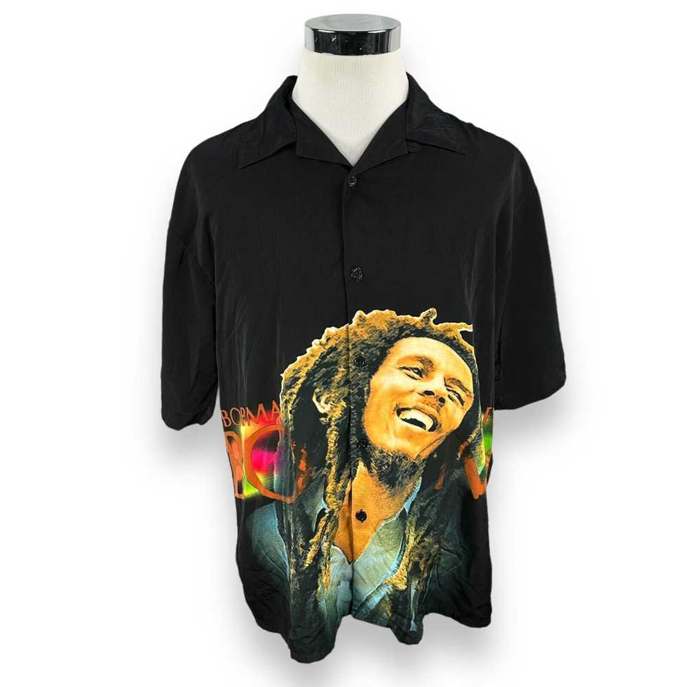 Dragonfly Vintage Bob Marley Dragonfly Mens Shirt… - image 1