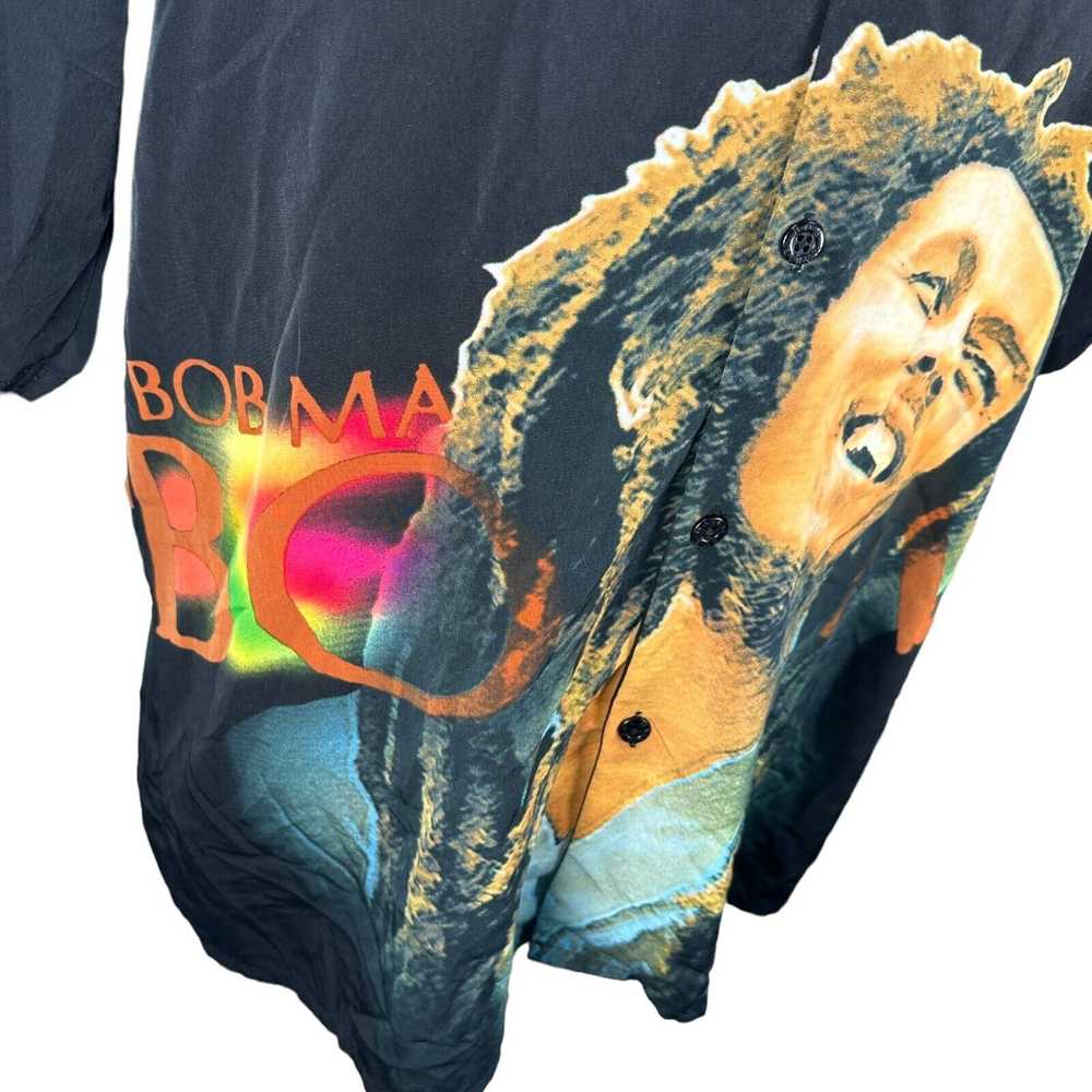 Dragonfly Vintage Bob Marley Dragonfly Mens Shirt… - image 2