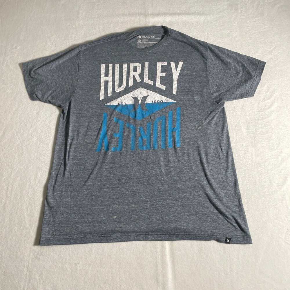Hurley Hurley Shirt Mens Large Gray Tee Crew Fit … - image 1