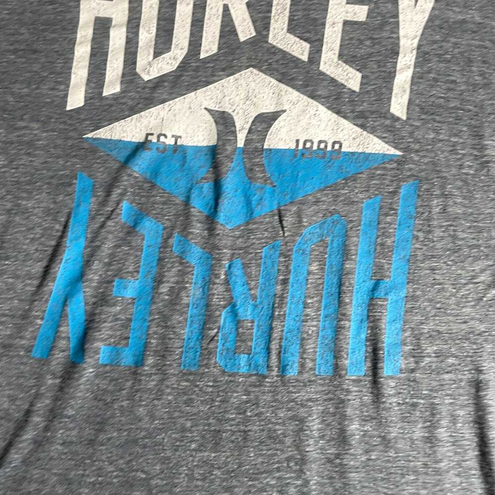 Hurley Hurley Shirt Mens Large Gray Tee Crew Fit … - image 3