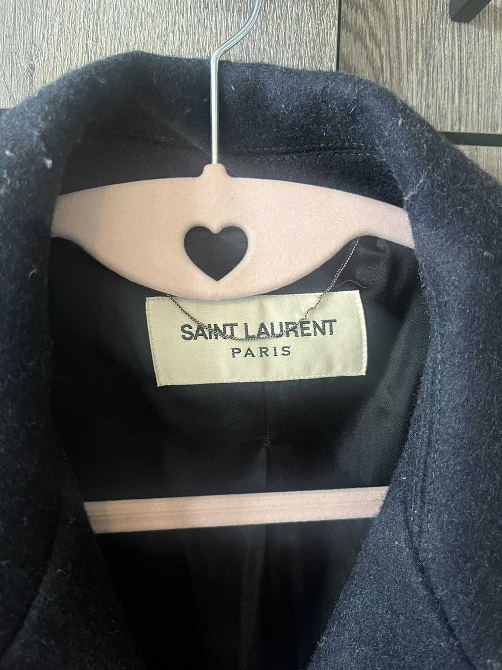 Saint Laurent Paris Navy wool peacoat, size 46 - image 3