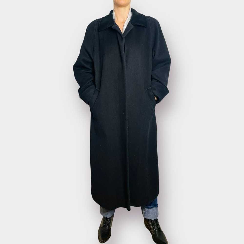 90s Forecaster Black Wool Overcoat - image 5