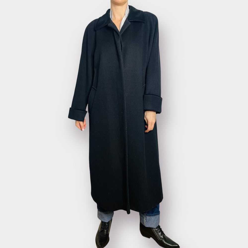 90s Forecaster Black Wool Overcoat - image 6