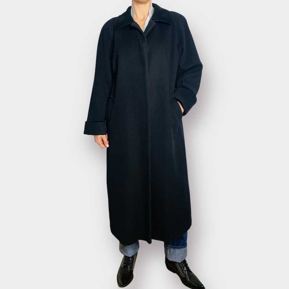 90s Forecaster Black Wool Overcoat - image 8