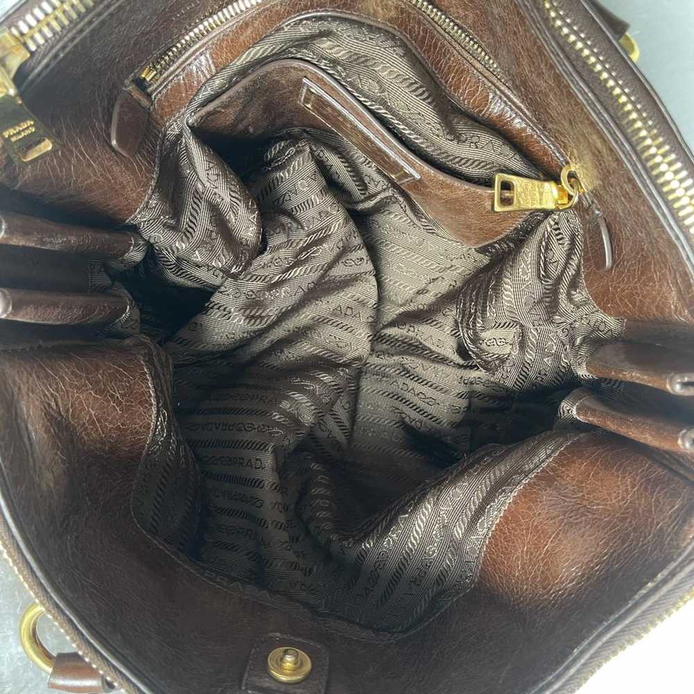 Prada Madras leather handbag - image 10