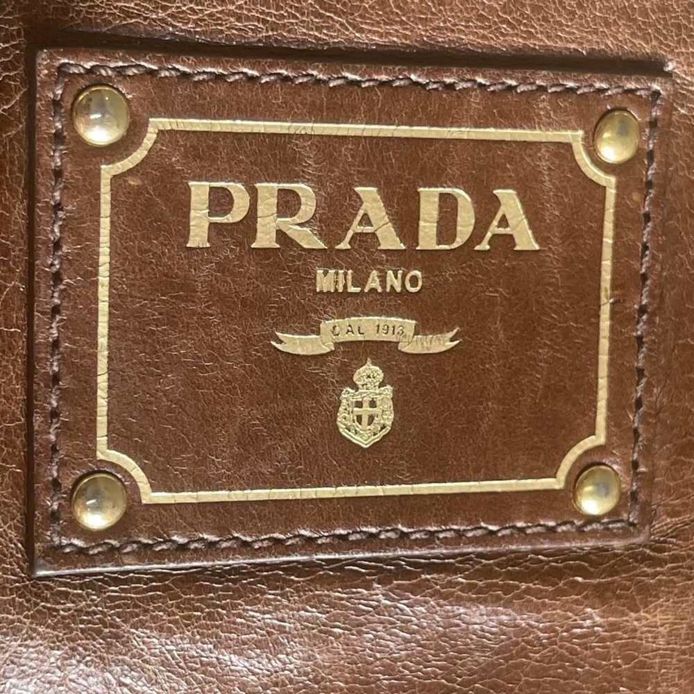 Prada Madras leather handbag - image 3