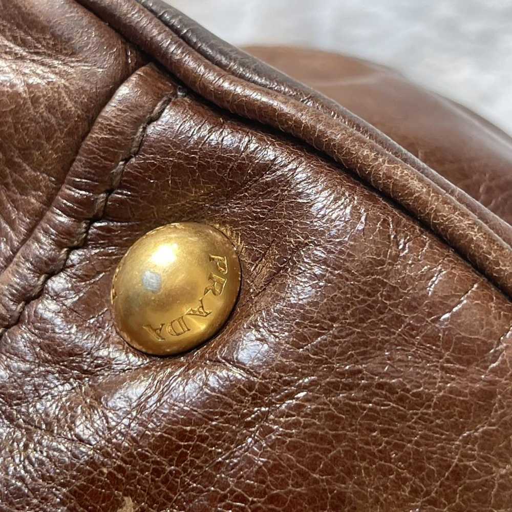 Prada Madras leather handbag - image 7