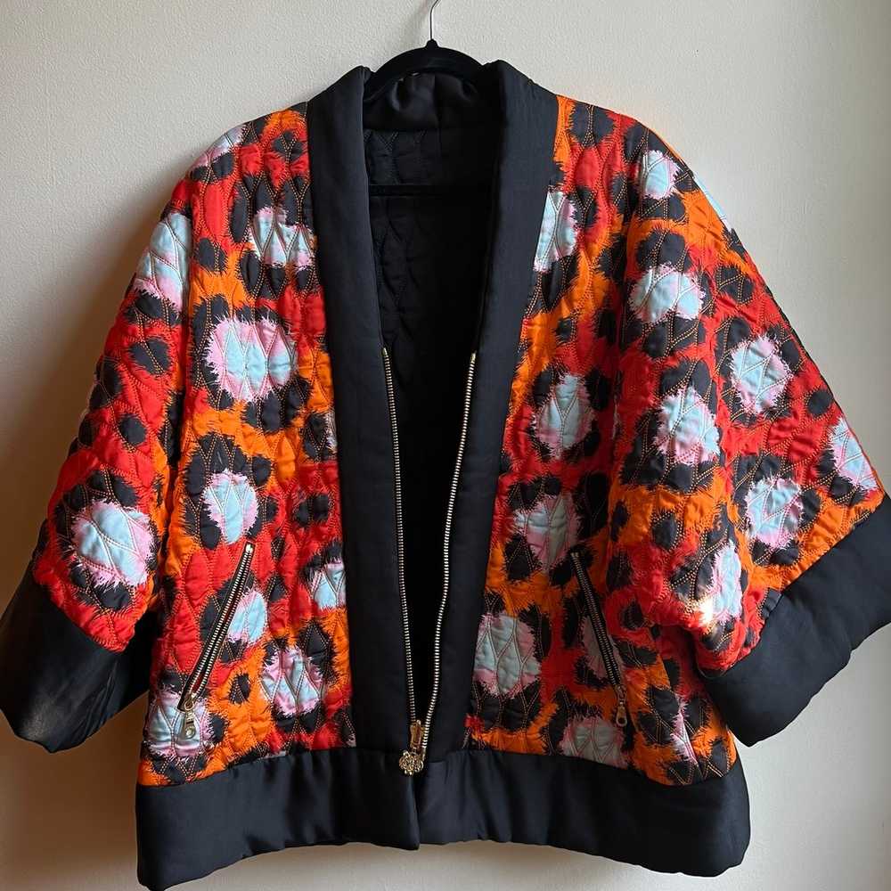 Kenzo x H&M Quilted Silk Reversible Jacket M - image 1