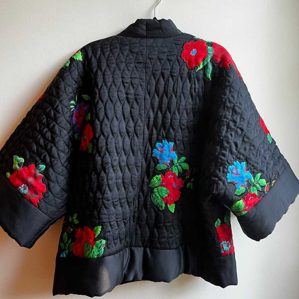 Kenzo x H&M Quilted Silk Reversible Jacket M - image 9