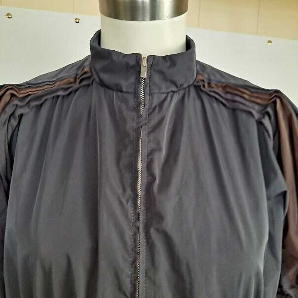 BCBG Max Azria Runway M Jacket Top Zipper Puff Sl… - image 4