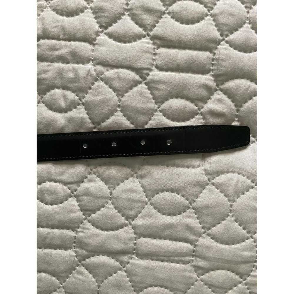 Hermès H leather belt - image 5