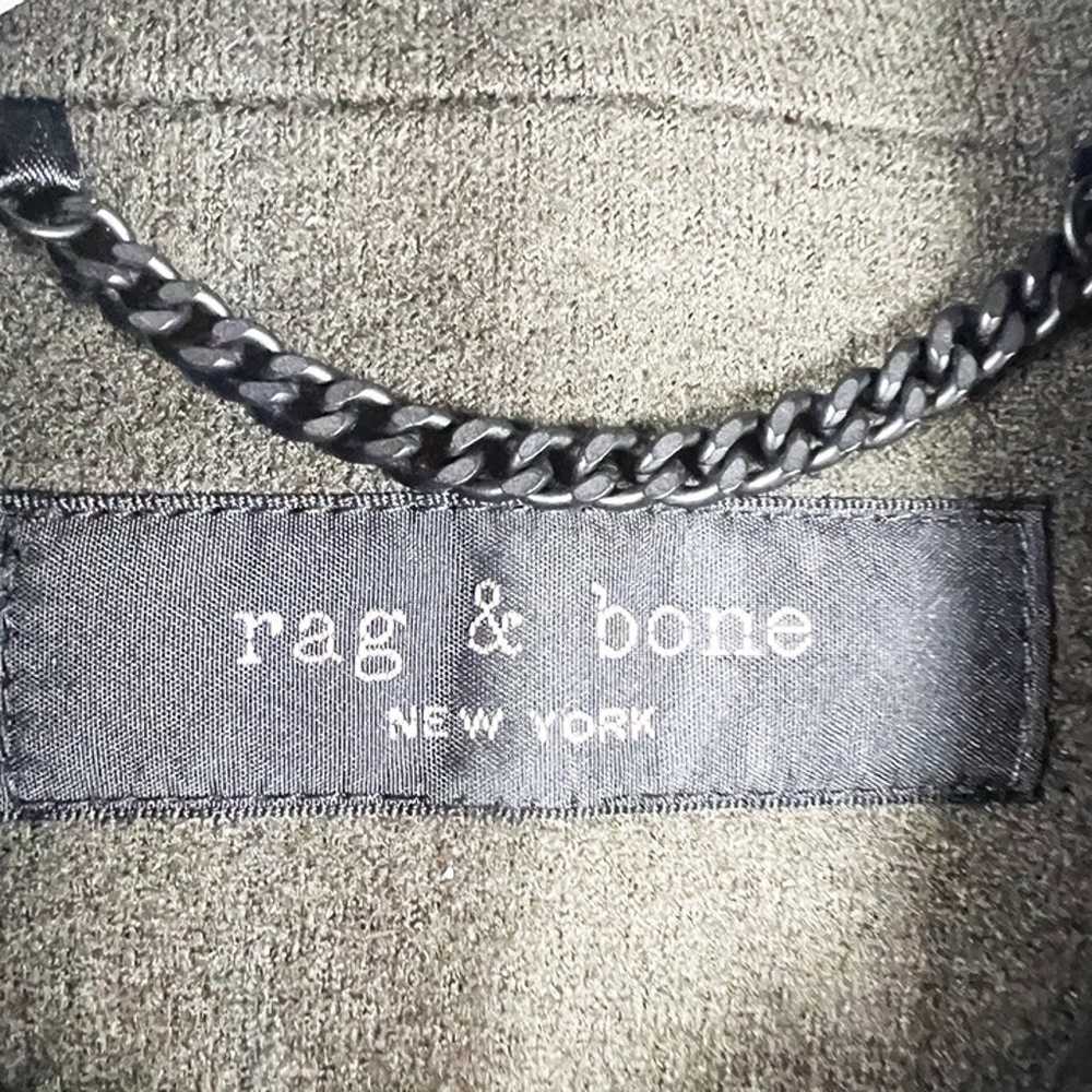 Rag & Bone Slade Wool Fleece Double Pocket Stand … - image 2