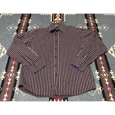 Roar Roar Poplin Douce Mens Button Up Shirt Long … - image 1