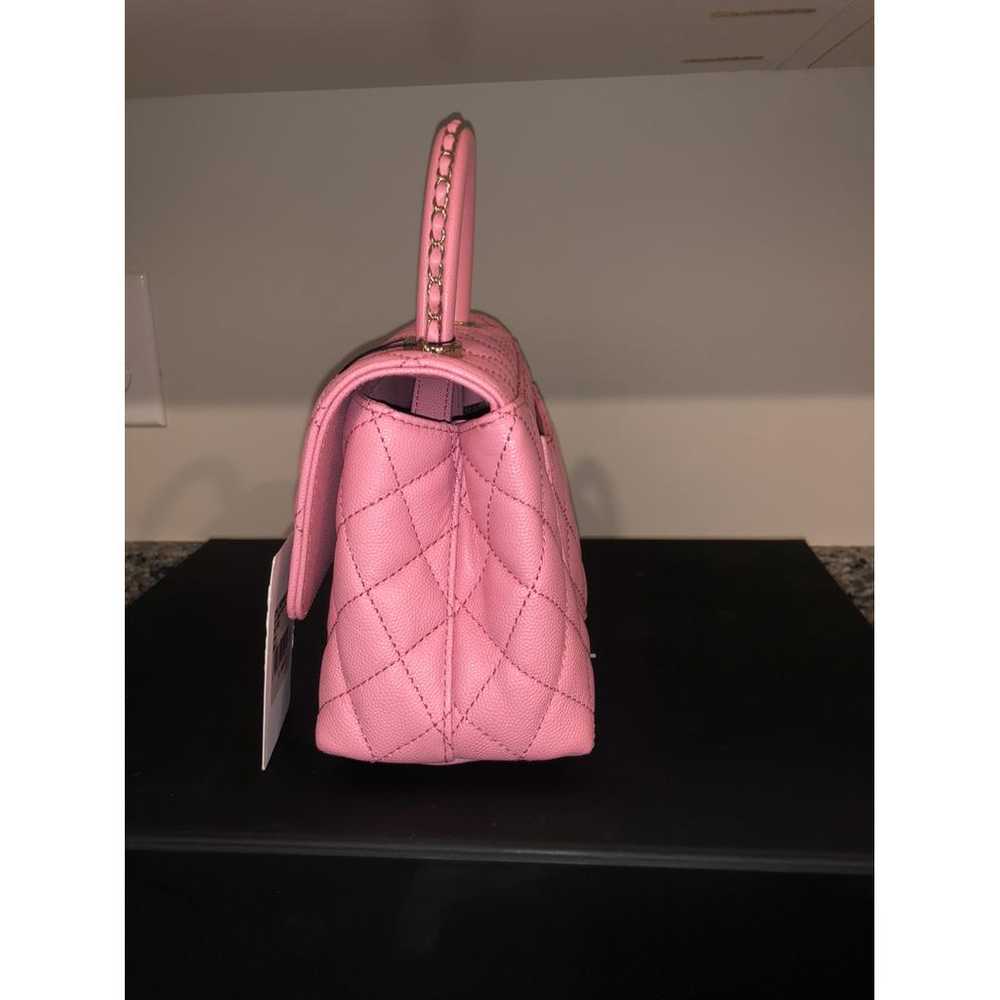 Chanel Coco Handle leather handbag - image 5